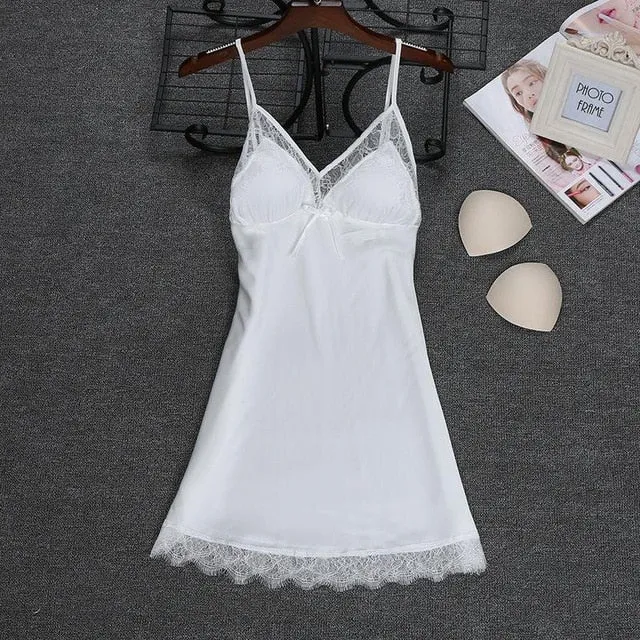 Sexy Women Rayon Kimono Bathrobe WHITE Bride Bridesmaid Wedding Robe Set Lace Trim Sleepwear Casual Home Clothes Nightwear