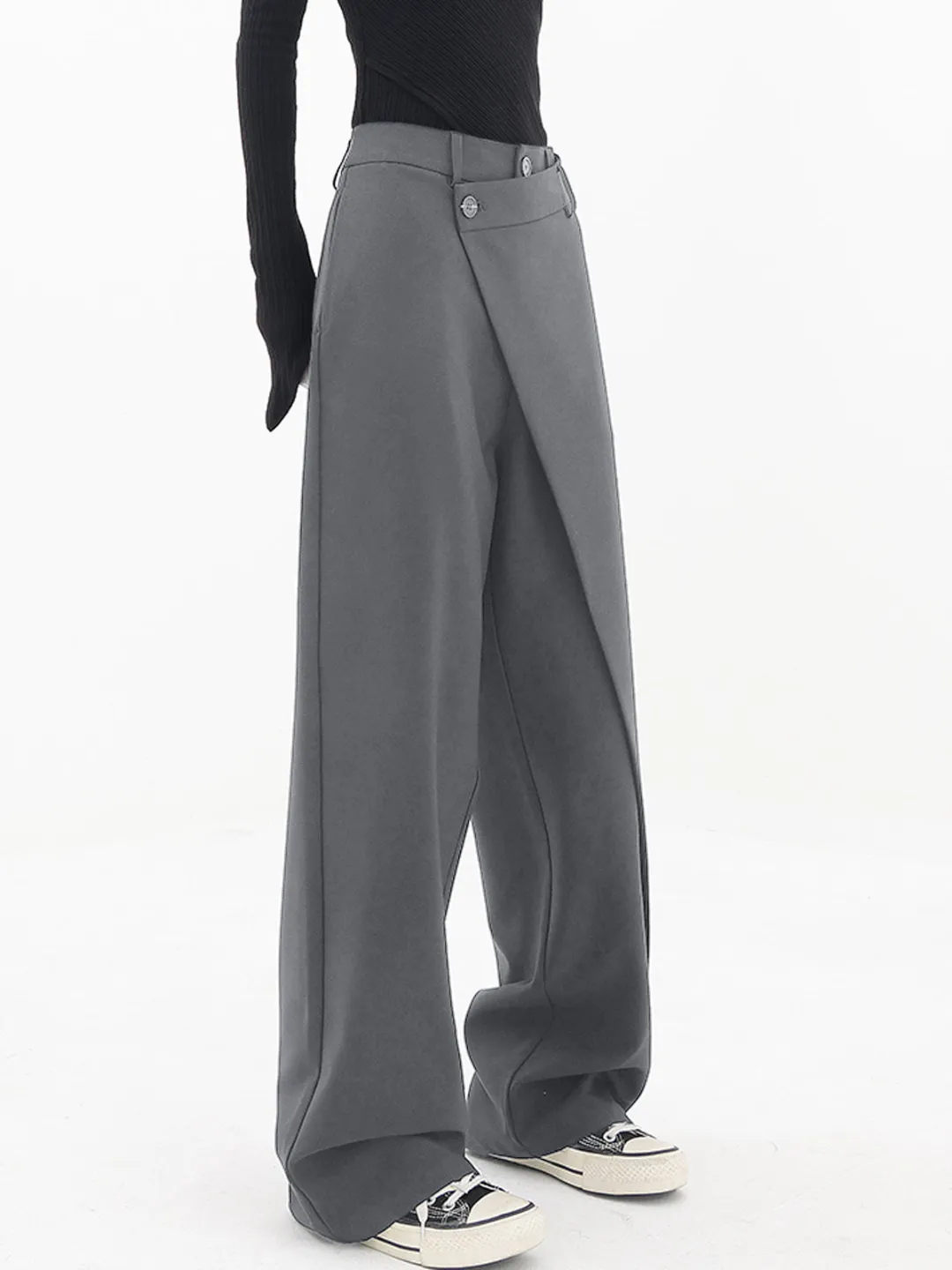 Sheila | Asymmetrical Elegant Palazzo Pants