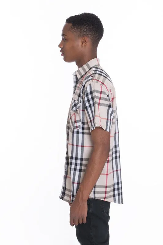Short Checker Shirt