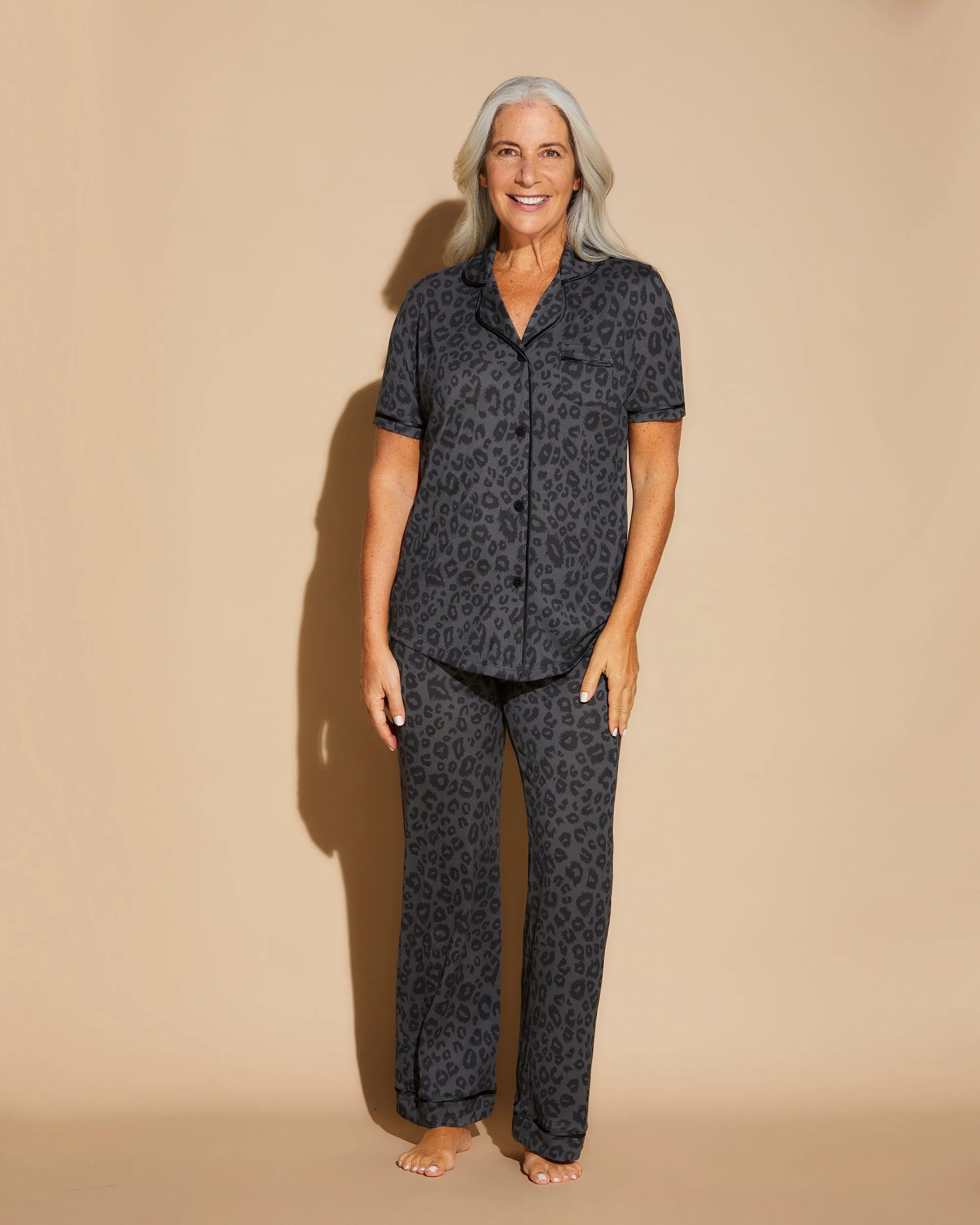 Short Sleeve Top & Pant Pajama Set