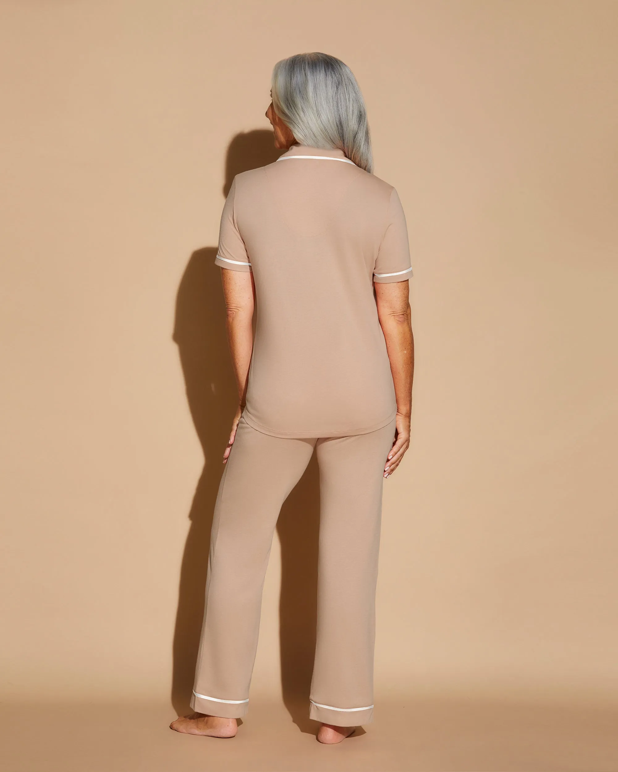 Short Sleeve Top & Pant Pajama Set