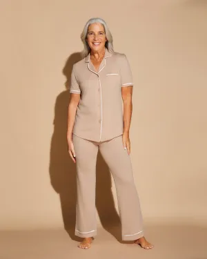 Short Sleeve Top & Pant Pajama Set