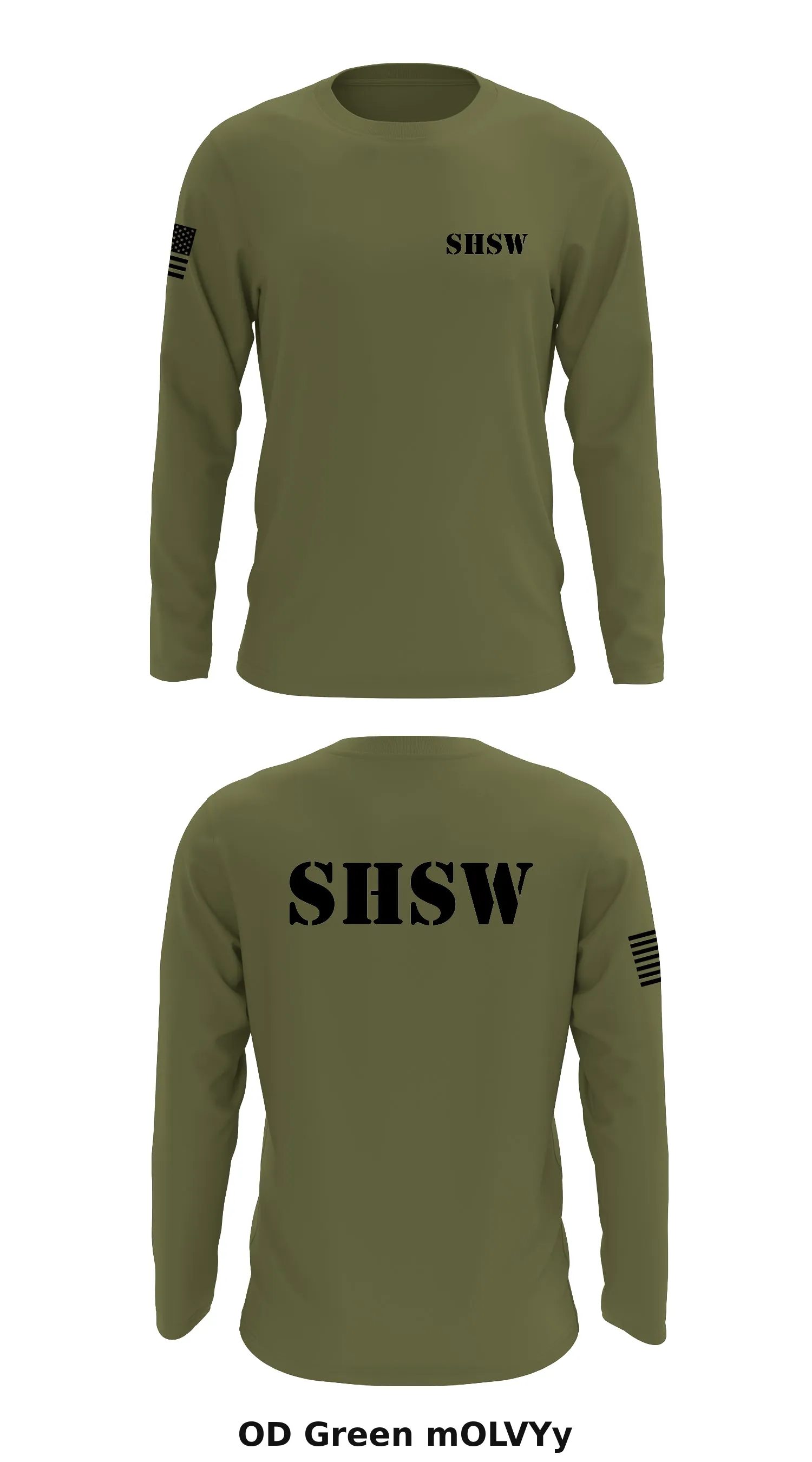 Shsw Store 1 Core Men's LS Performance Tee - mOLVYy