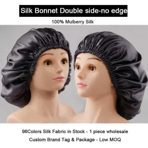 Silk Bonnet Double side no edge - custom and wholesale