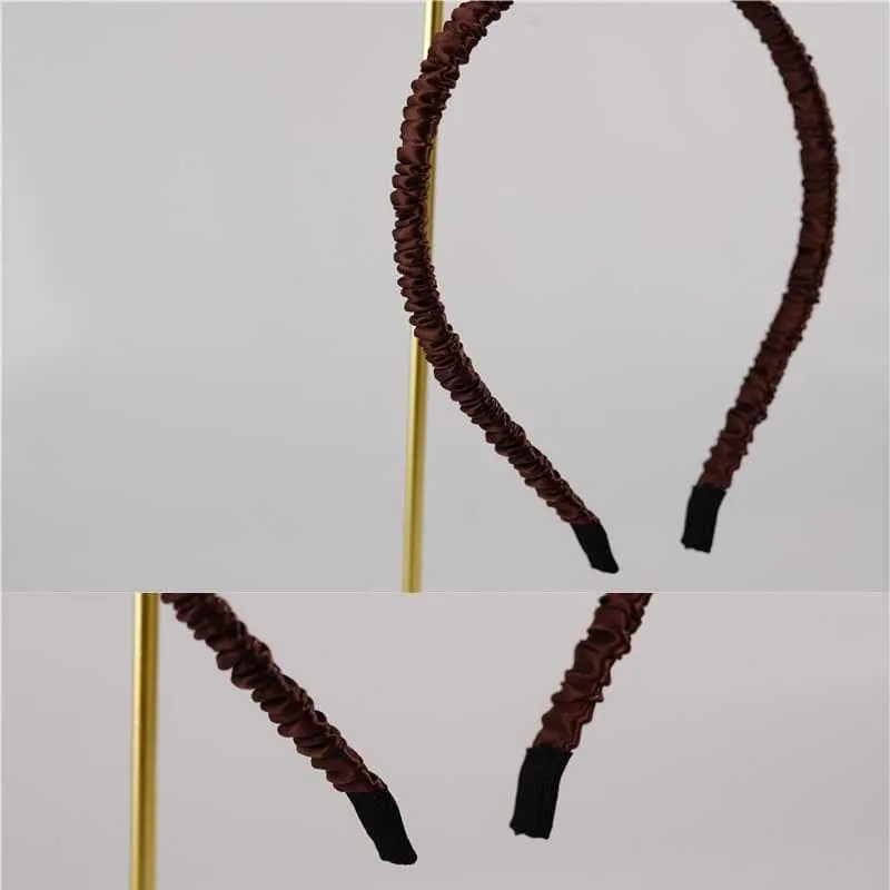 Silk Headbands - 1cm - custom and wholesale