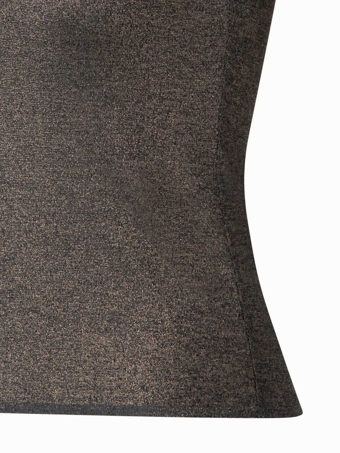 Silk Tank Top with Golden Lurex