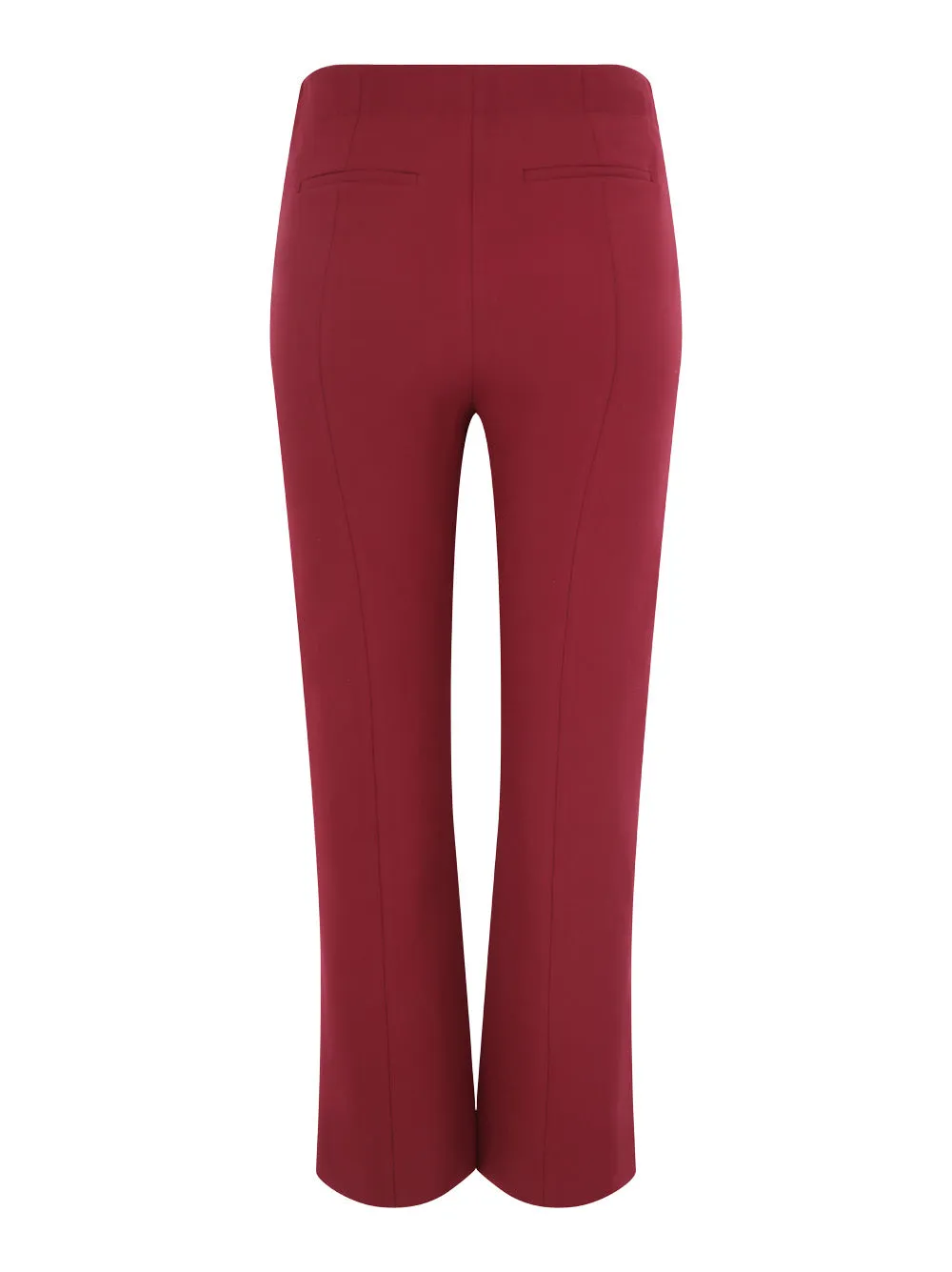 Simkhai Mackenzie Straight Leg Pant in Oxblood