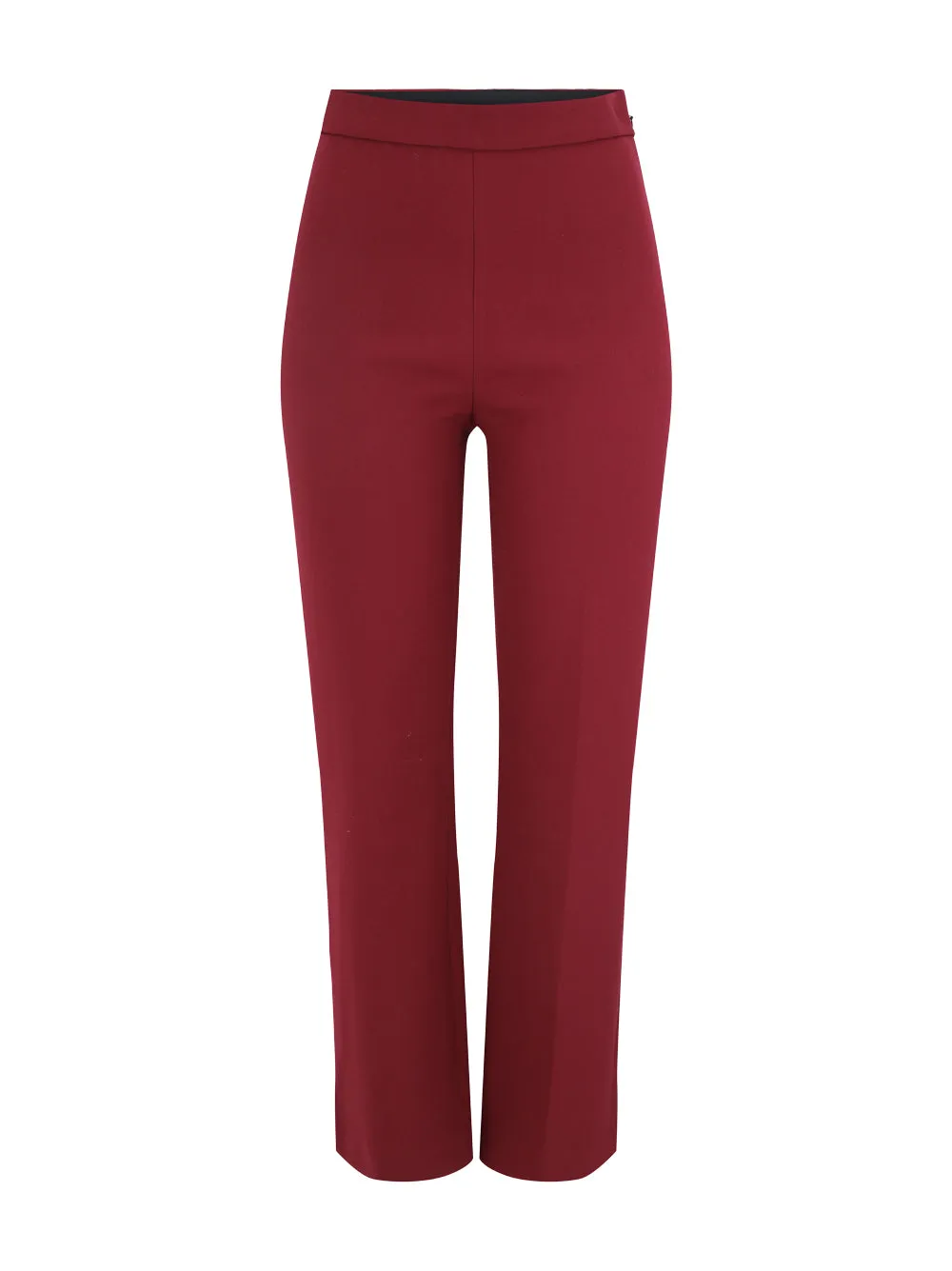 Simkhai Mackenzie Straight Leg Pant in Oxblood
