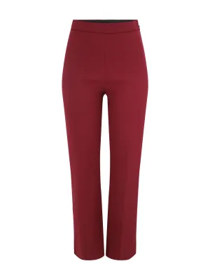 Simkhai Mackenzie Straight Leg Pant in Oxblood