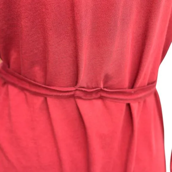 SKIN Organic Coleen organic Pima cotton jersey robe Red size 1 Small