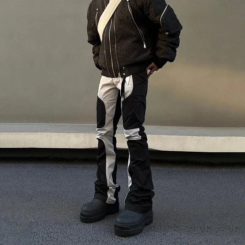 Slim Fit Color Block Cargo Pants