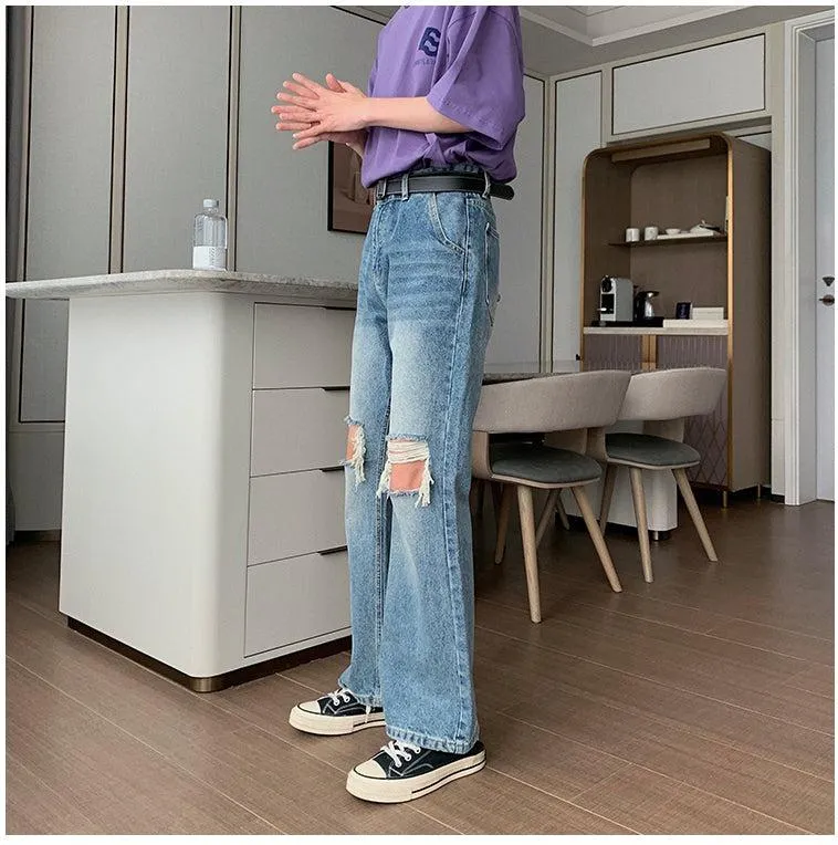 Slim Fit Ripped Jeans