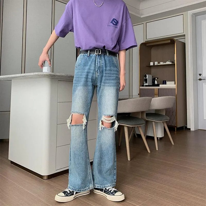 Slim Fit Ripped Jeans