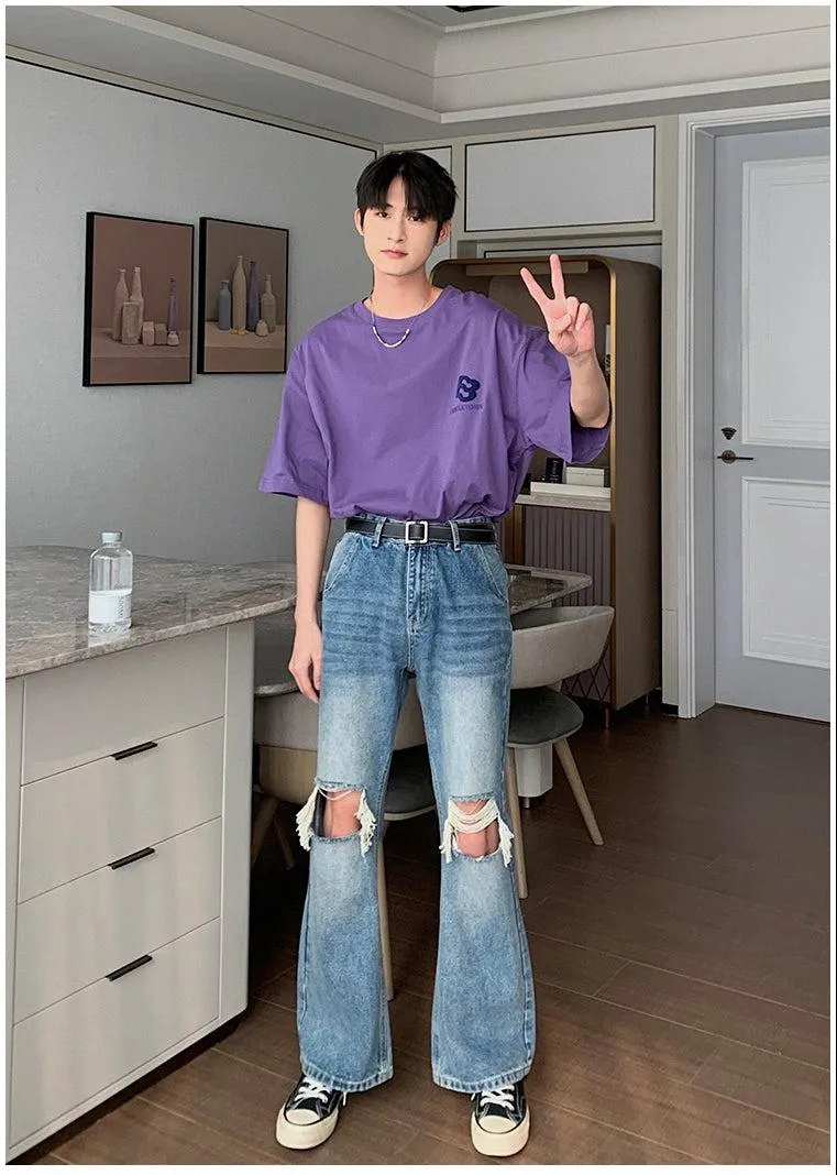 Slim Fit Ripped Jeans