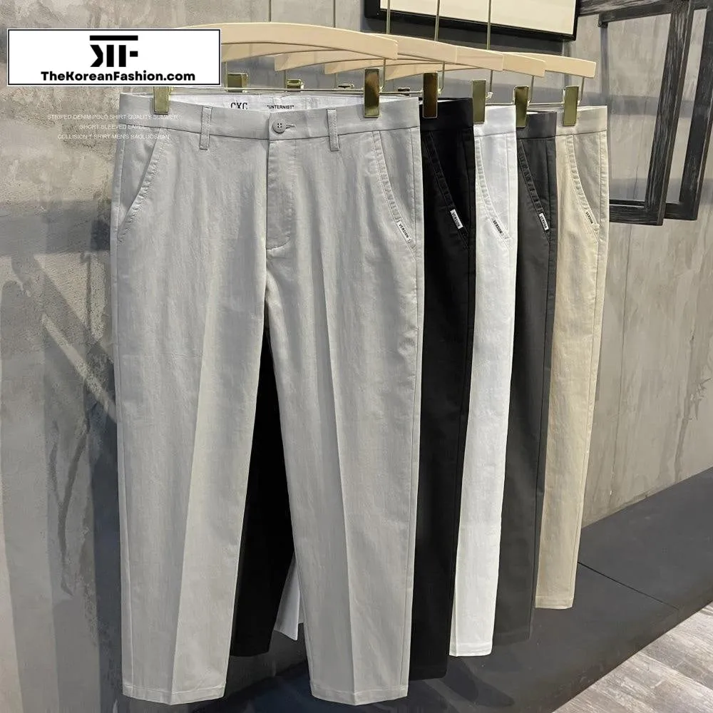 Slim-Fit Stretch Suit Pants