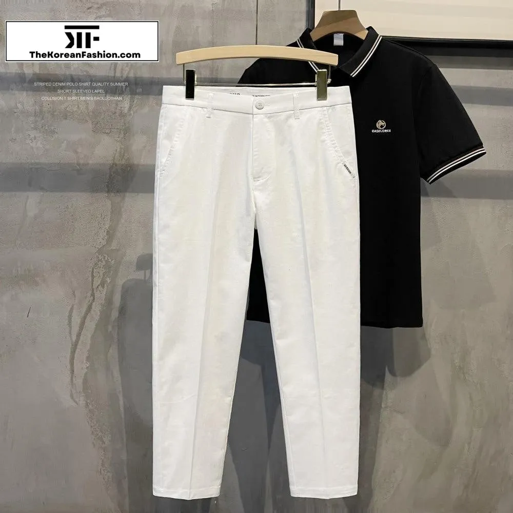 Slim-Fit Stretch Suit Pants