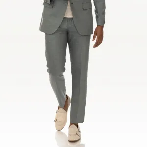 Slim Fit Trousers Sea Green