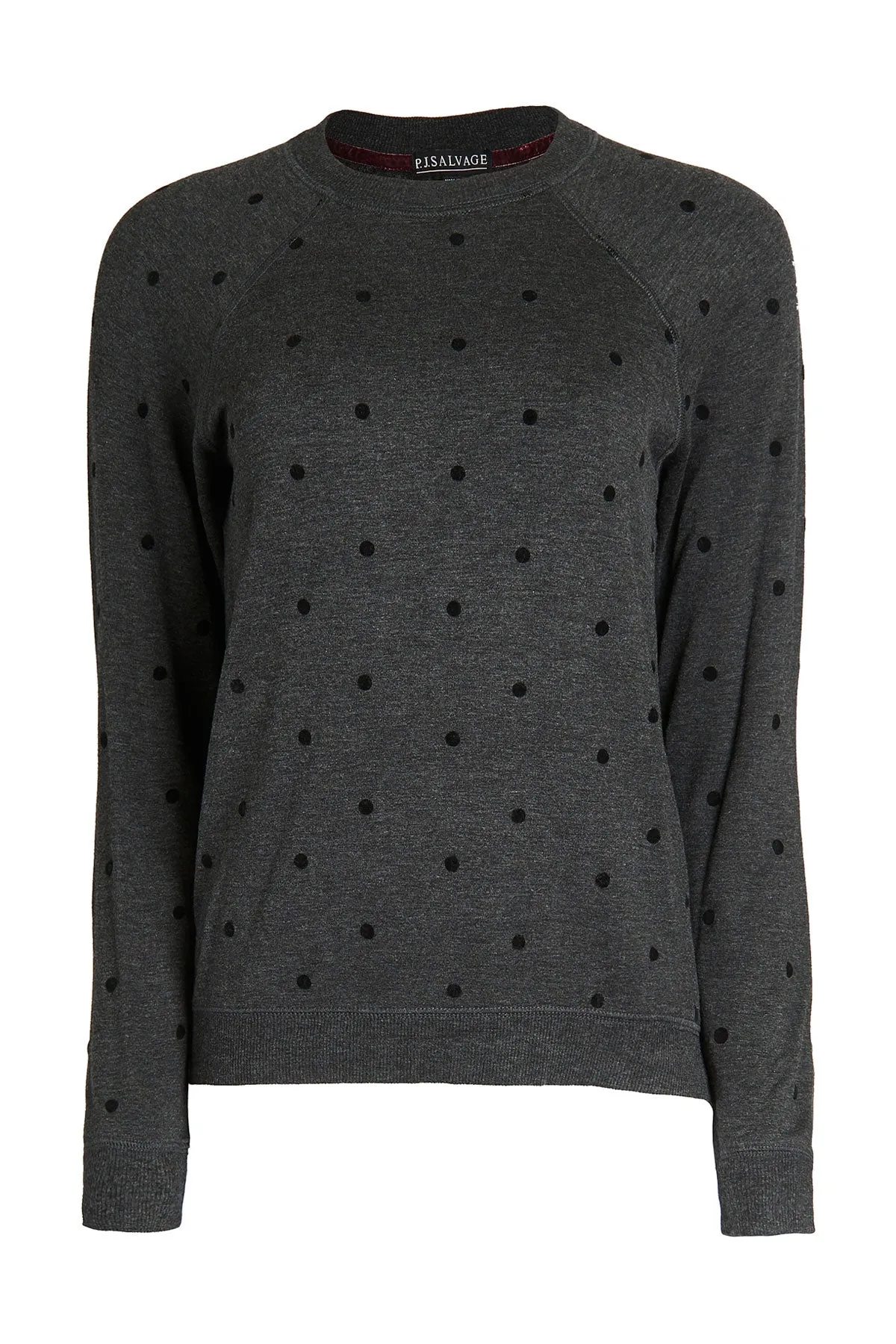 Snow Dot Long Sleeve Top