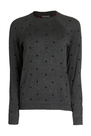 Snow Dot Long Sleeve Top