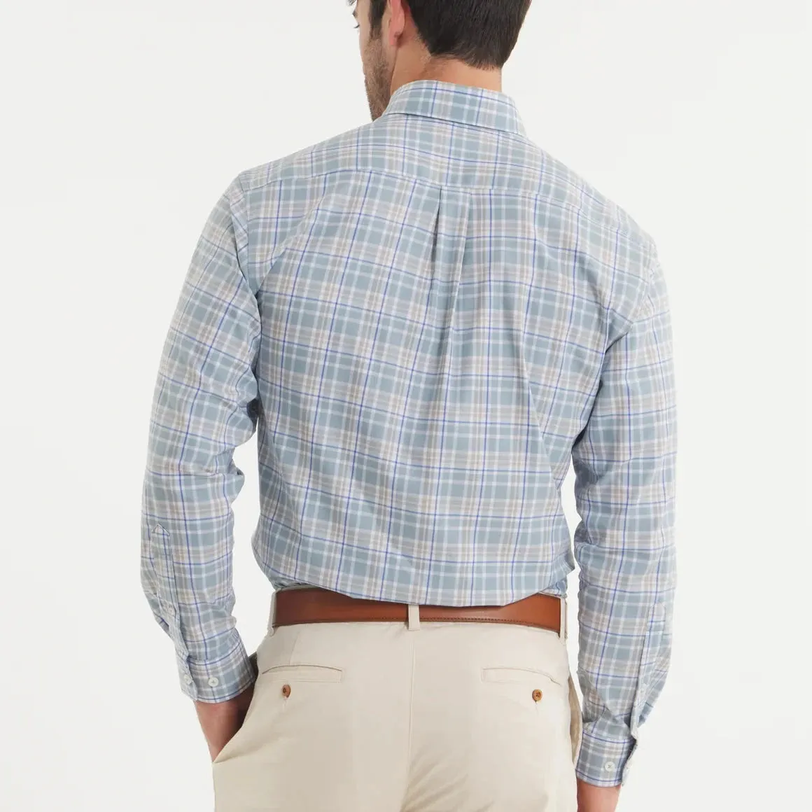 Southern Marsh Grainger Performance Plaid Dress Shirt
