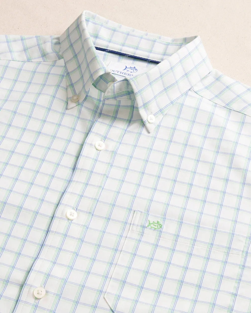 Southern Tide Habersham Plaid Intercoastal Long Sleeve Sport Shirt