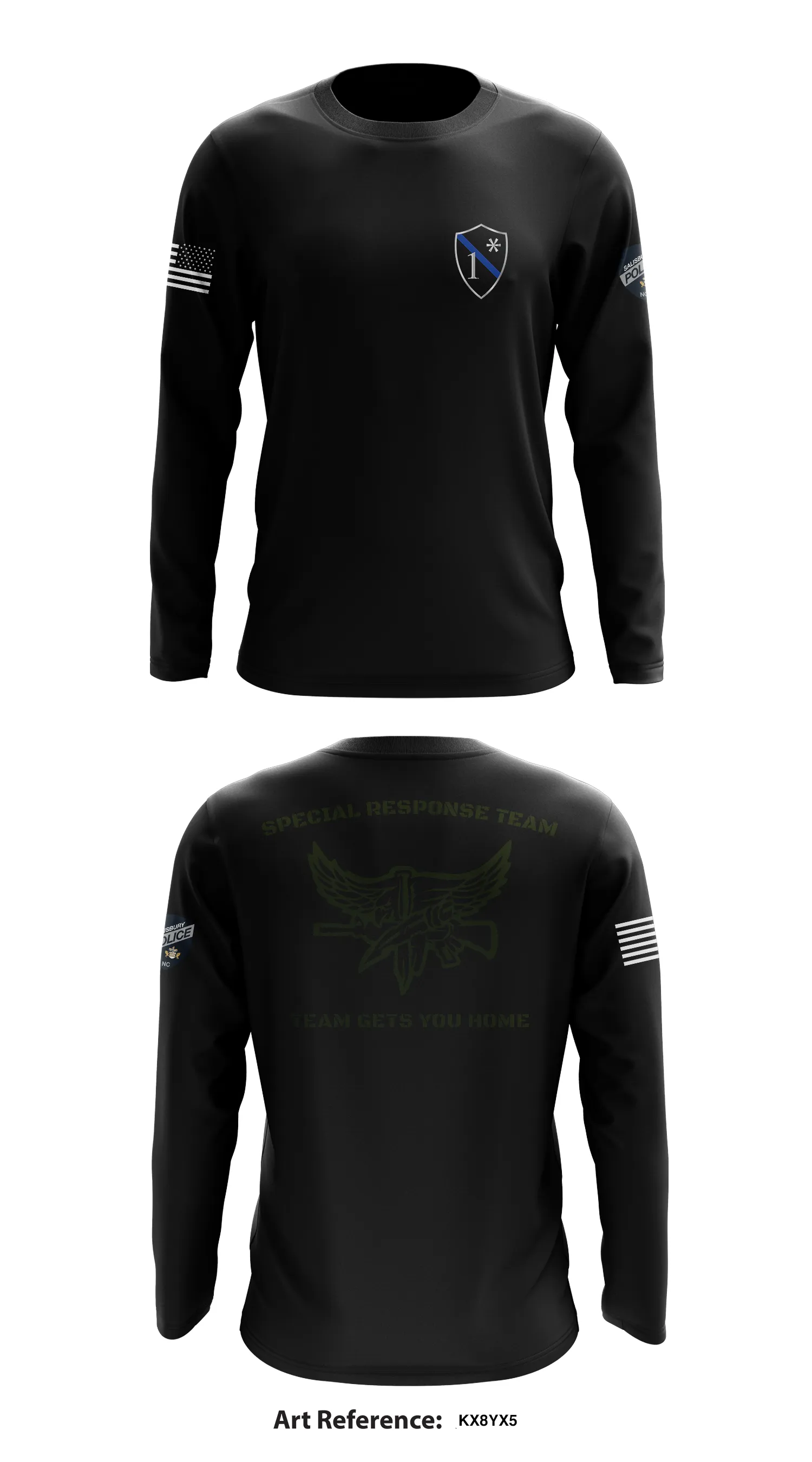 Special Response Team Store 1 Core Men's LS Performance Tee - kX8yX5