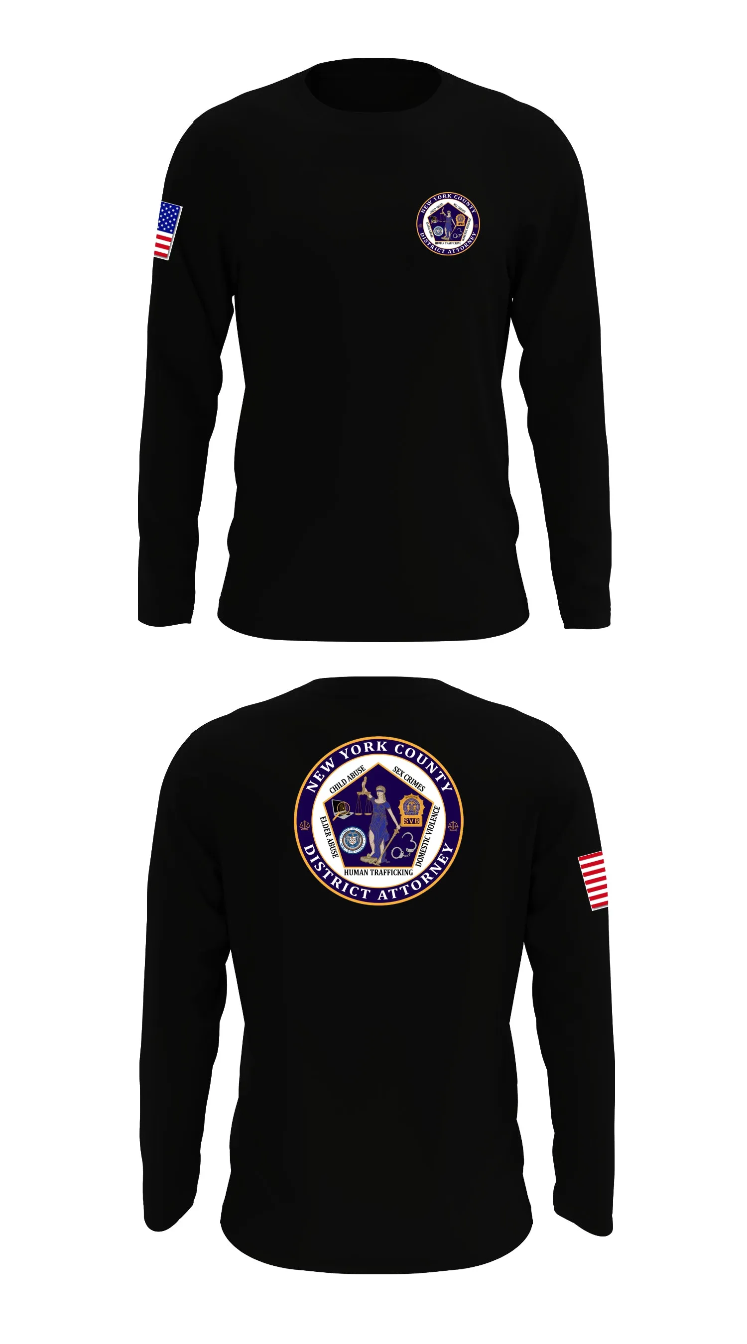 Special Victims Bureau Store 1 Core Men's LS Performance Tee - 32228422888