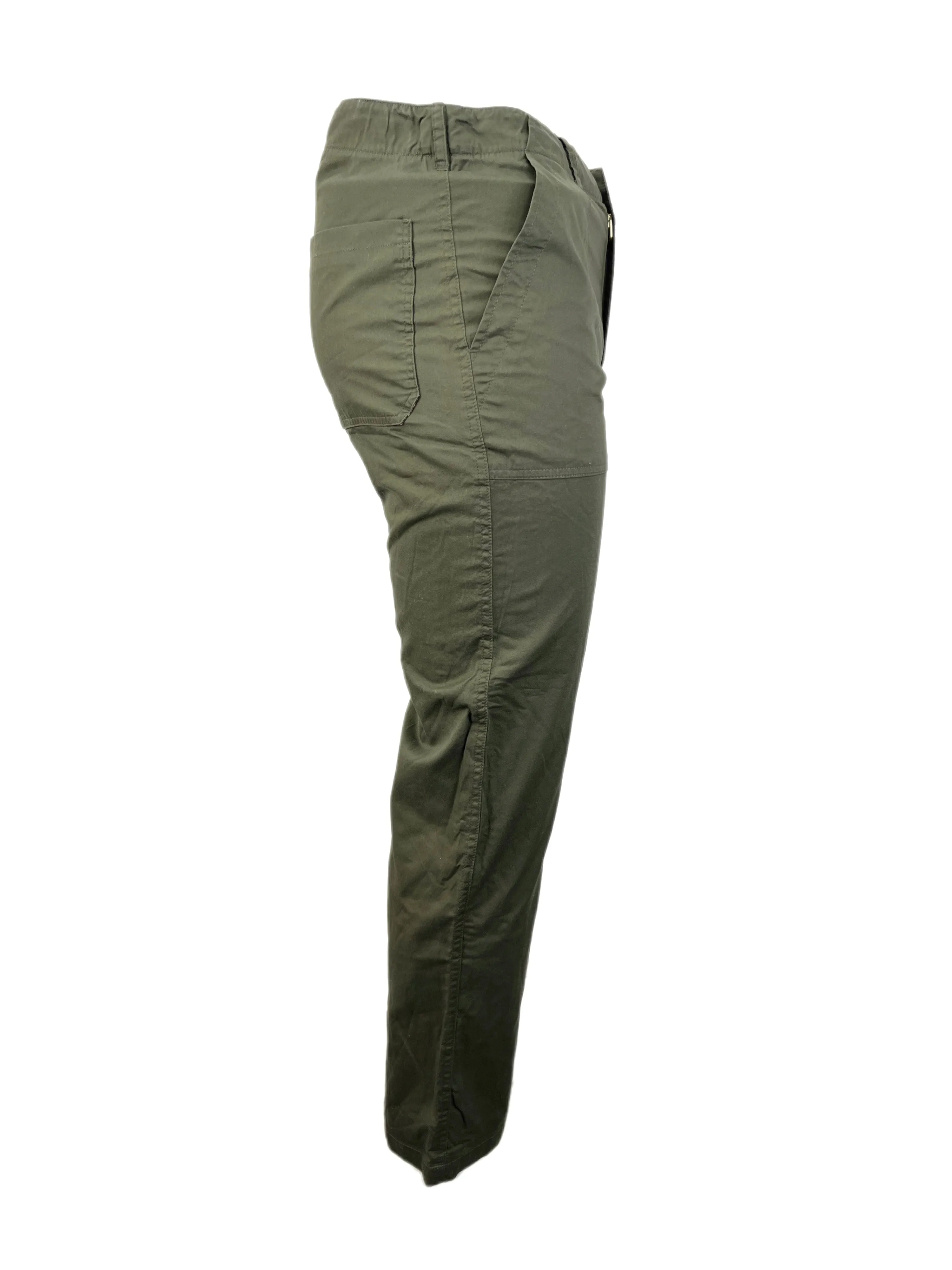STEVEN ALAN Men's Green Lined Straight Leg Deck Chinos Pants Sz 34 NWOT