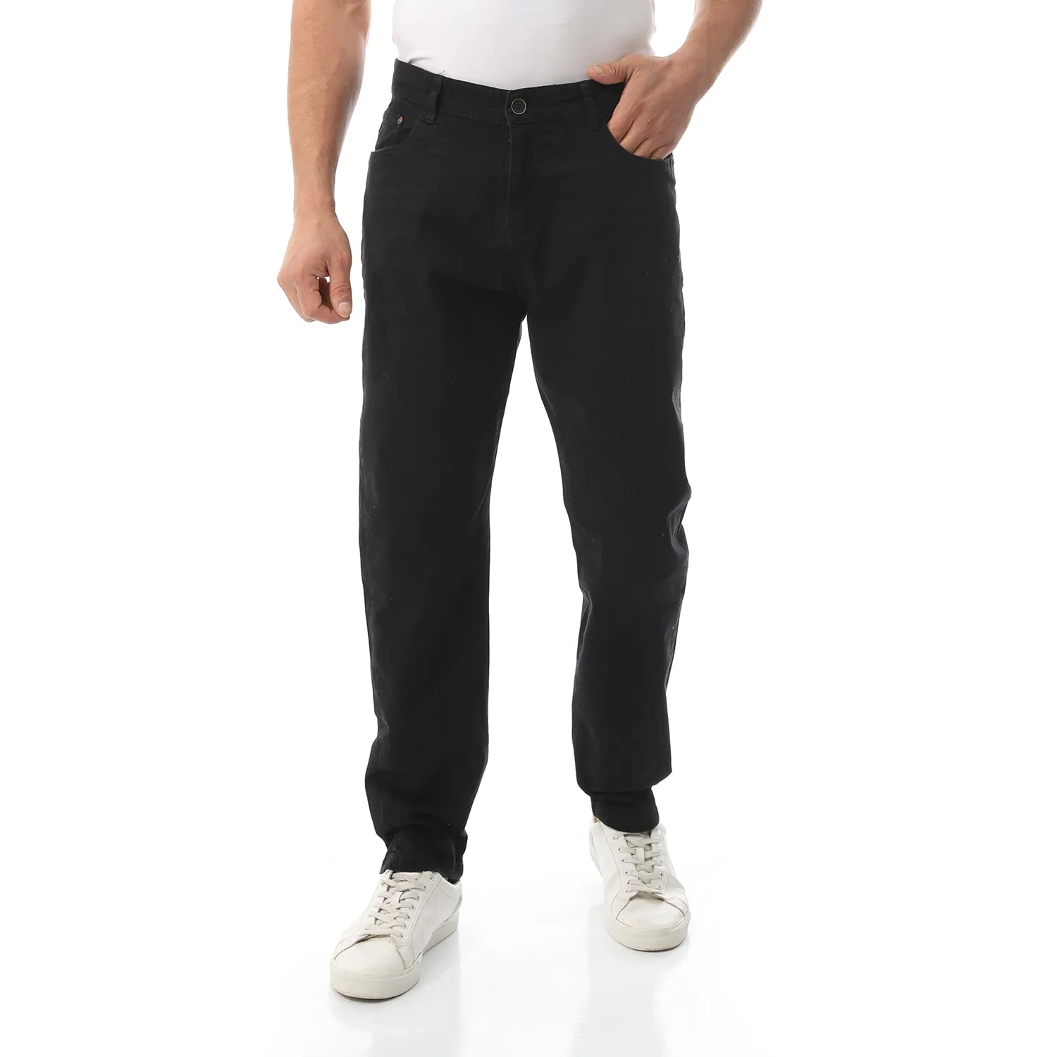 Straight Leg Gabardine Pants