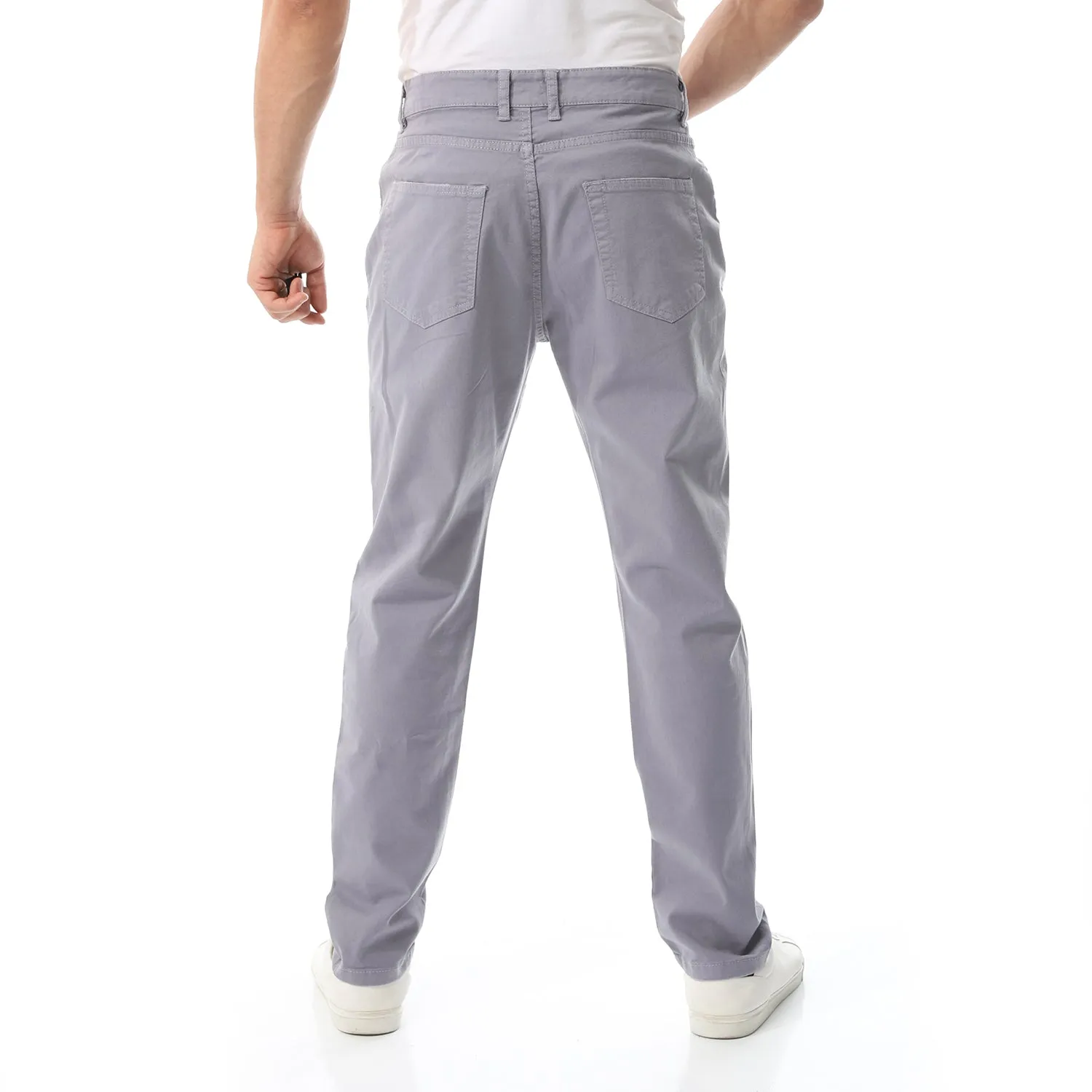 Straight Leg Gabardine Pants
