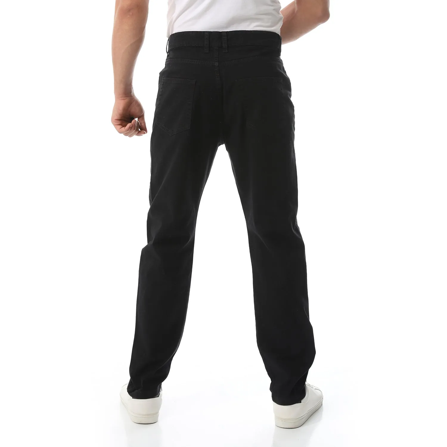 Straight Leg Gabardine Pants