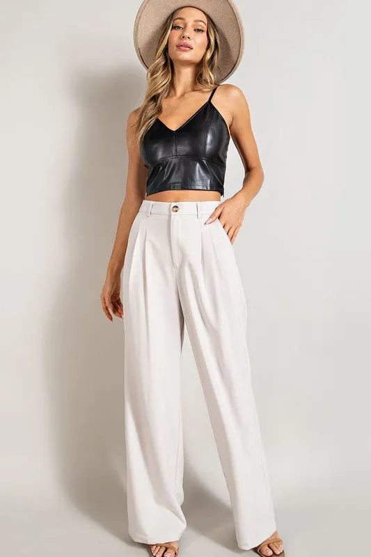 Straight Leg Trousers