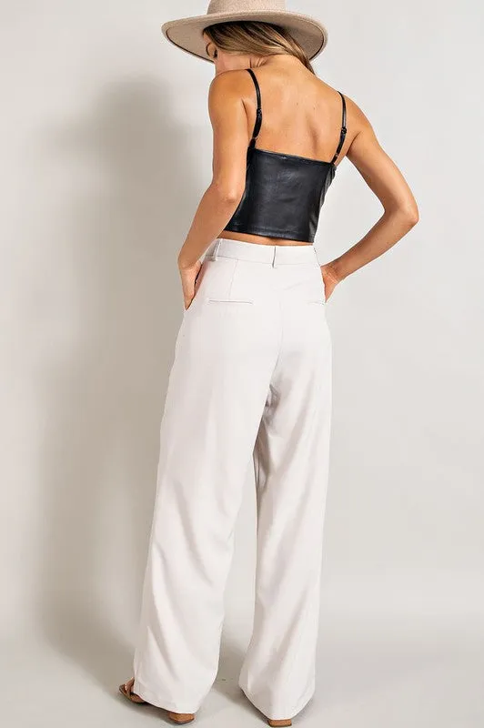 Straight Leg Trousers
