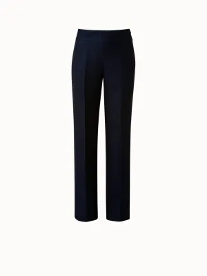 Straight Wool Lurex Pants