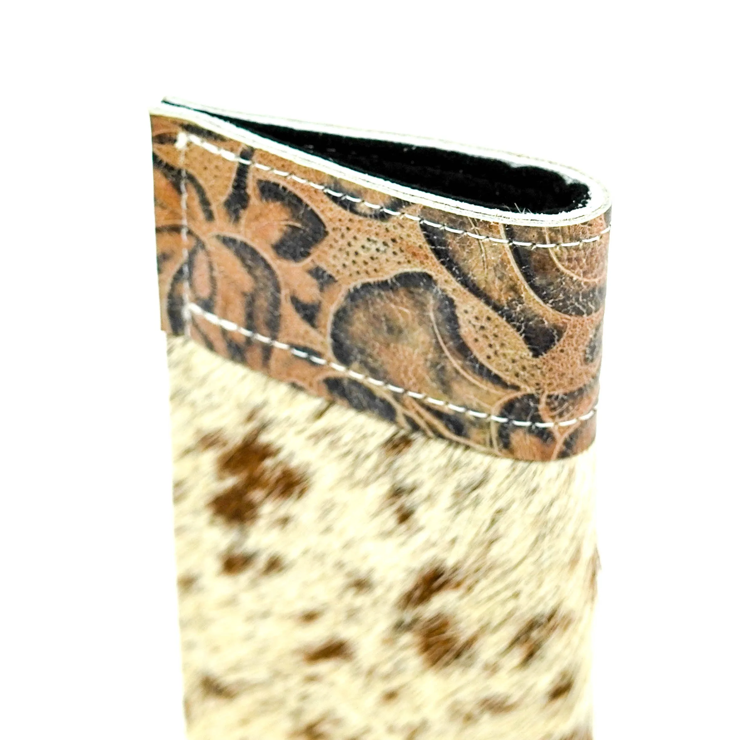 Sunglass Case - Longhorn w/ Antique Sundance Roses