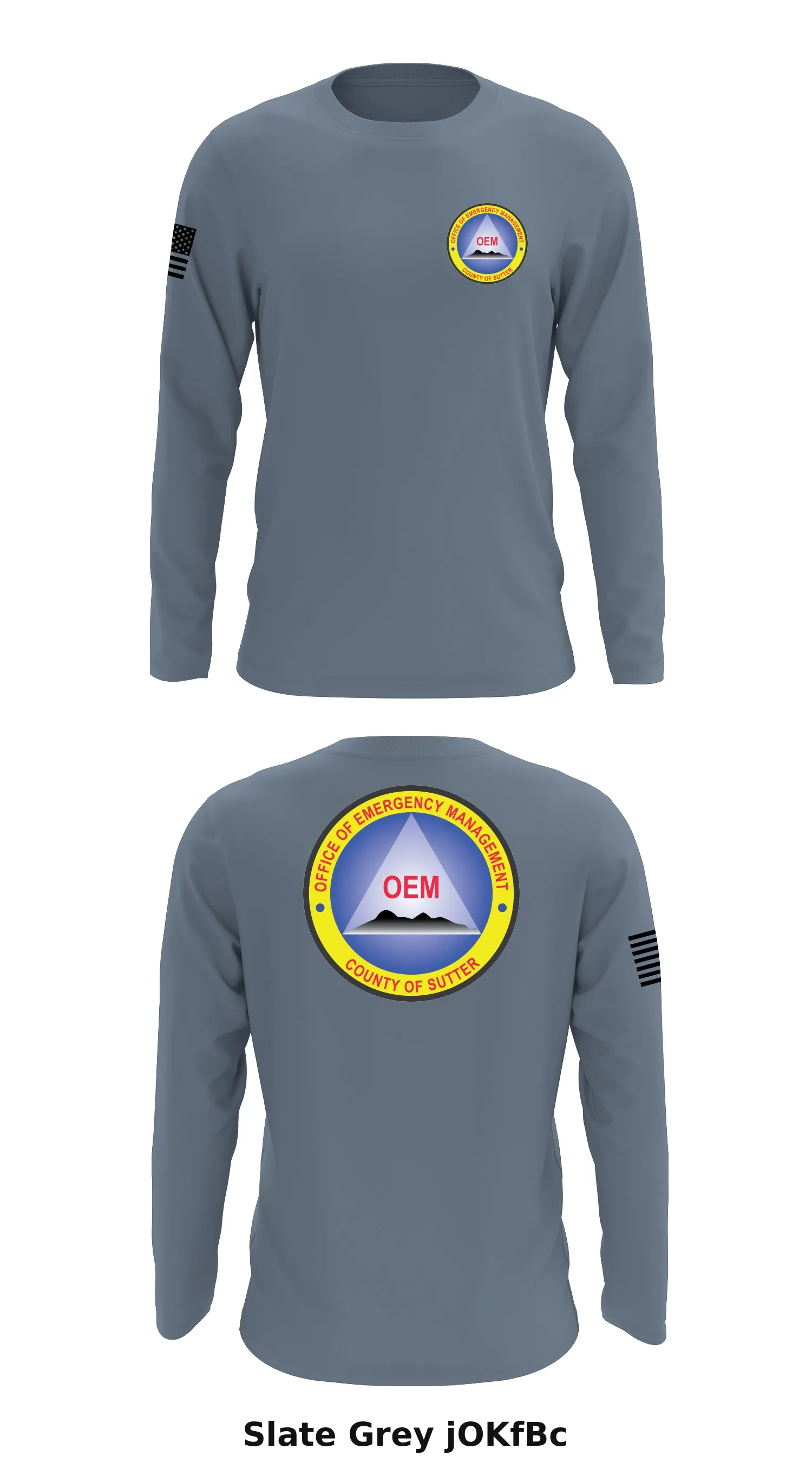 Sutter County OEM Store 1 Core Men's LS Performance Tee - jOKfBc