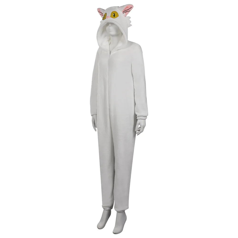 Suzume‘s Door-Locking Daijin Cosplay Costume Hooded Jumpsuit Sleepwear Outfits Halloween Carnival Party Disguise Suit