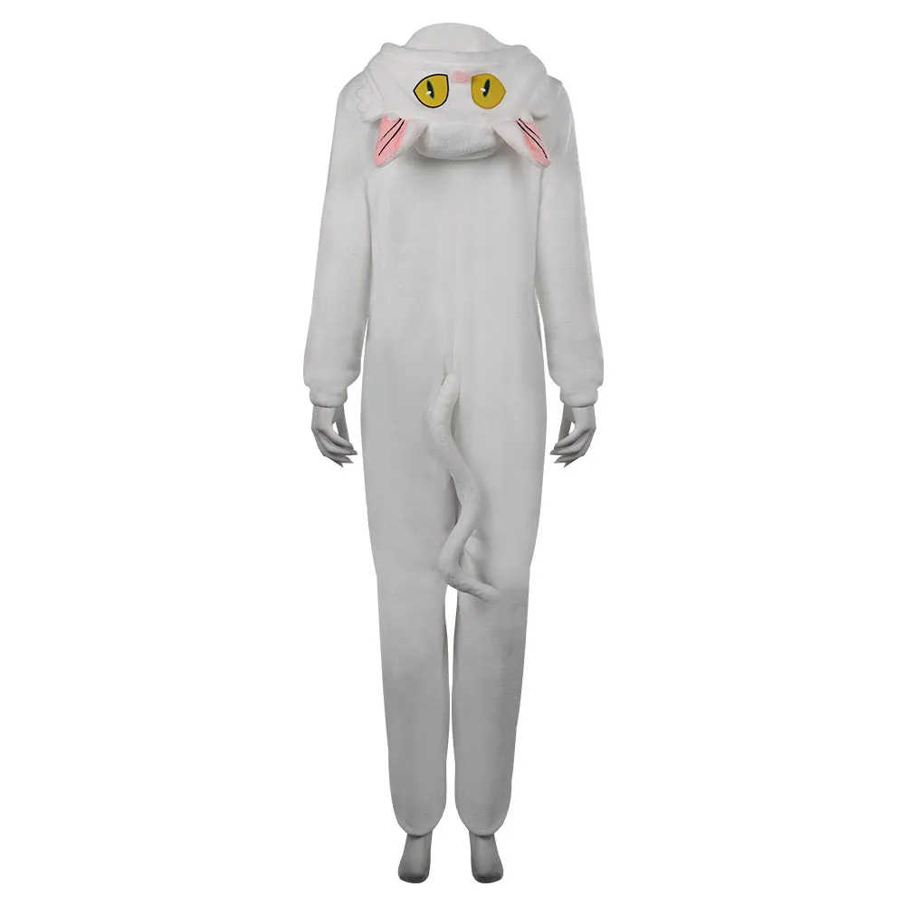 Suzume‘s Door-Locking Daijin Cosplay Costume Hooded Jumpsuit Sleepwear Outfits Halloween Carnival Party Disguise Suit