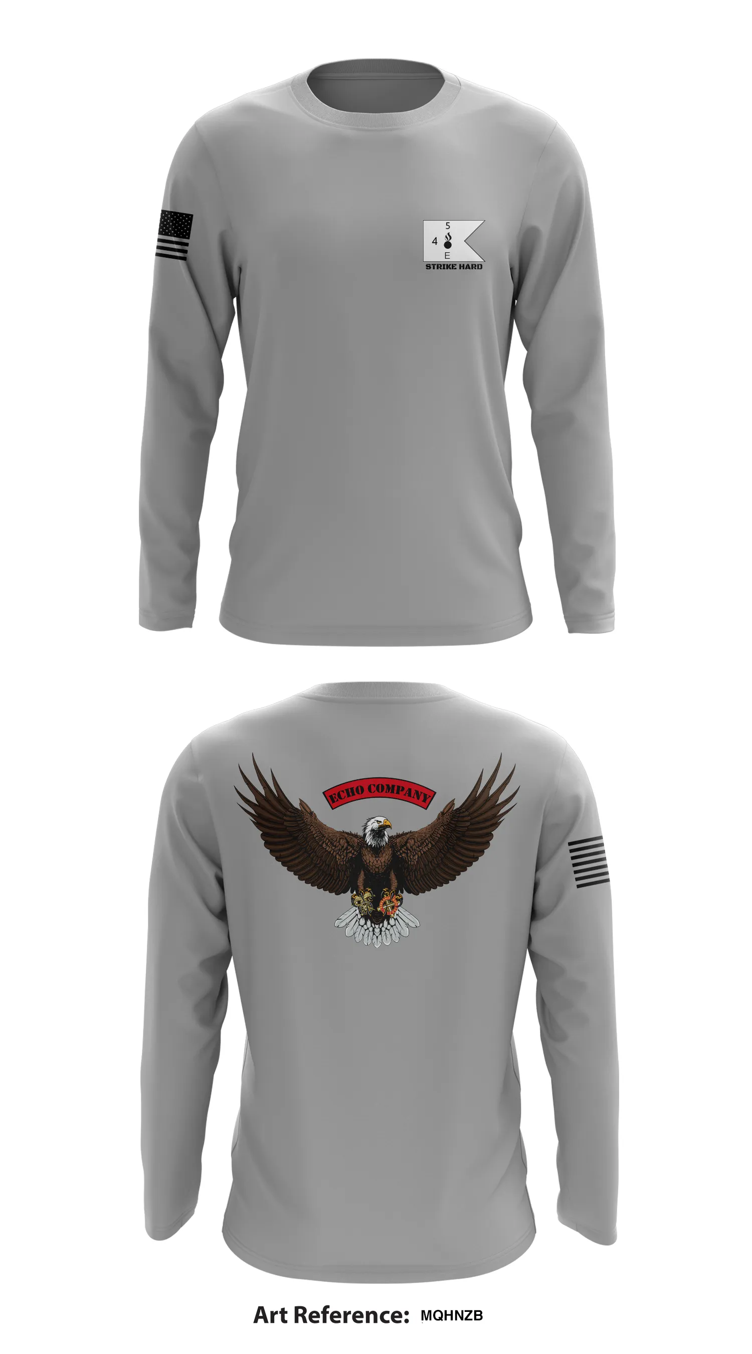 SVC Co. 4-5 ADA BN Store 1 Core Men's LS Performance Tee - mqHNZB