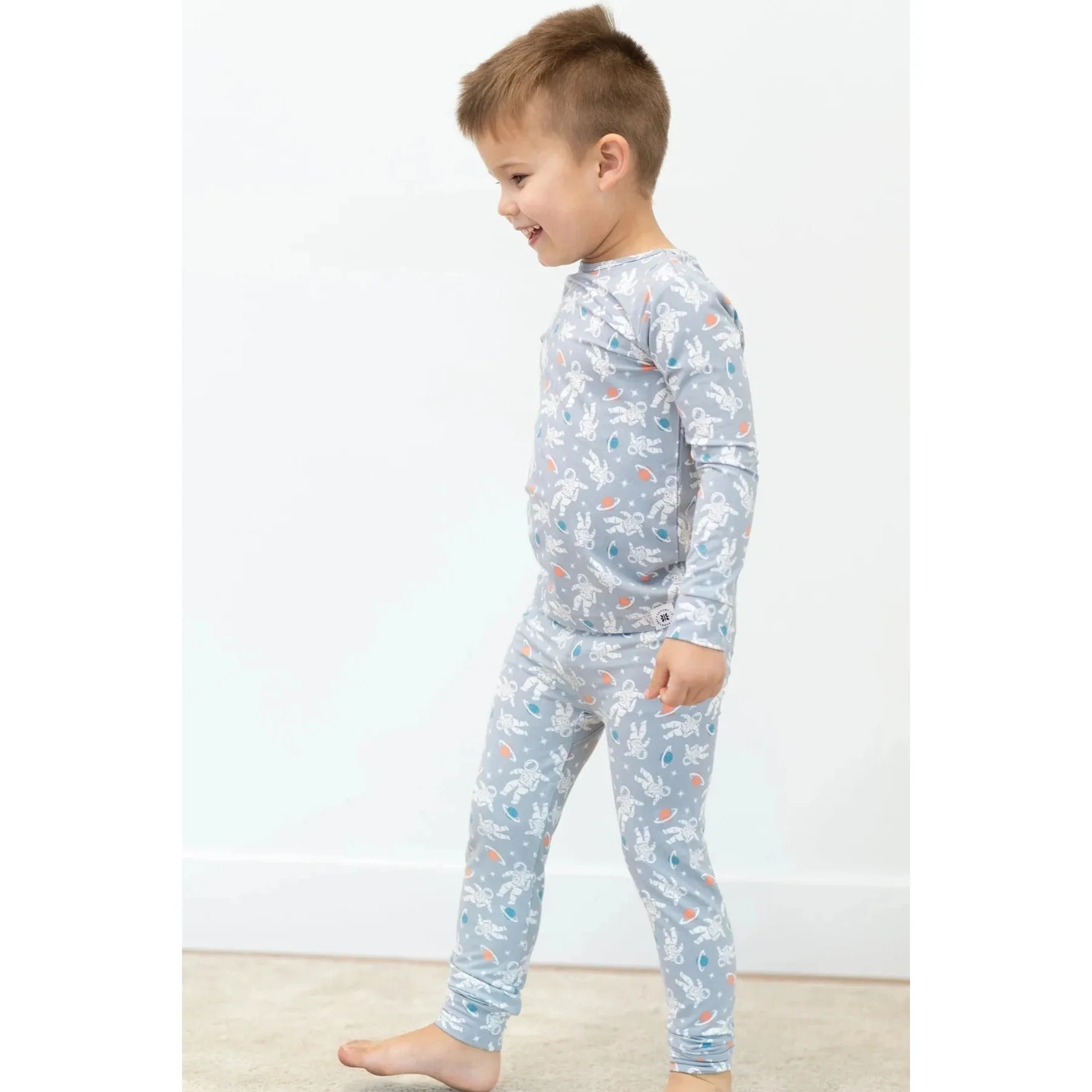 Sweet Bamboo Sam (Space) Big Kid Pajama