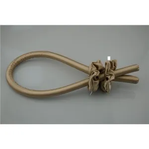 Tan silk hair curler