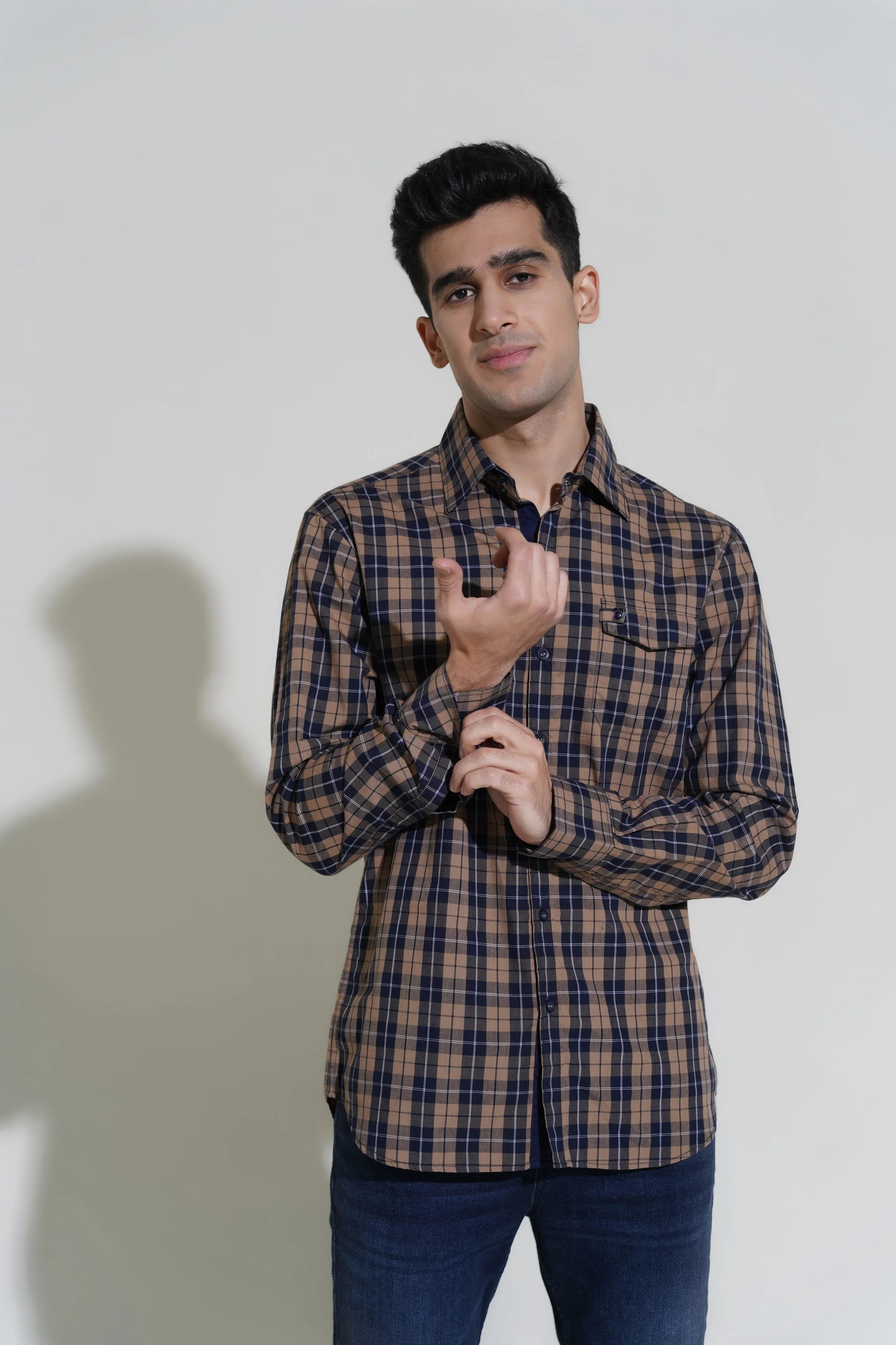 Teak Plaid Shirt