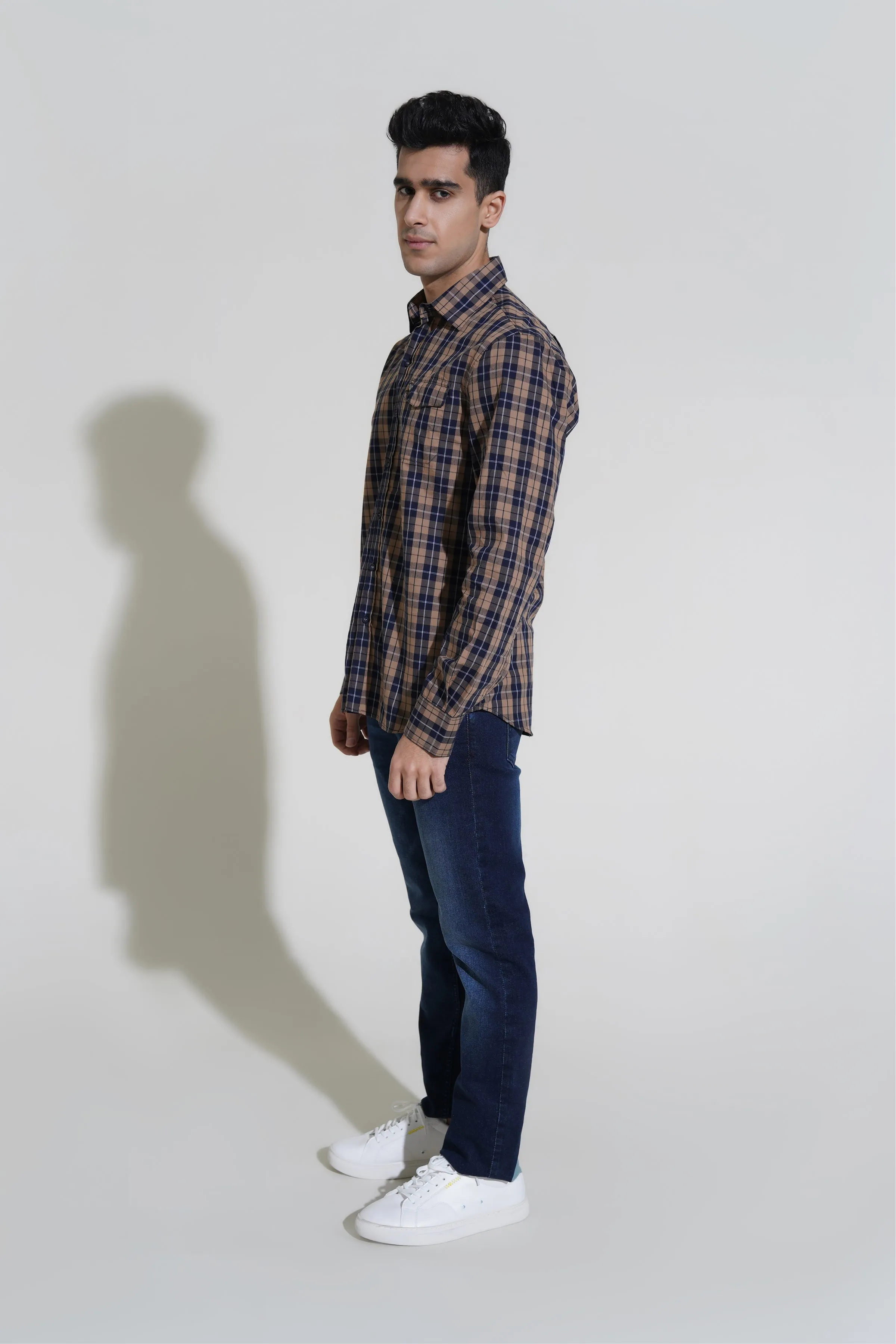 Teak Plaid Shirt