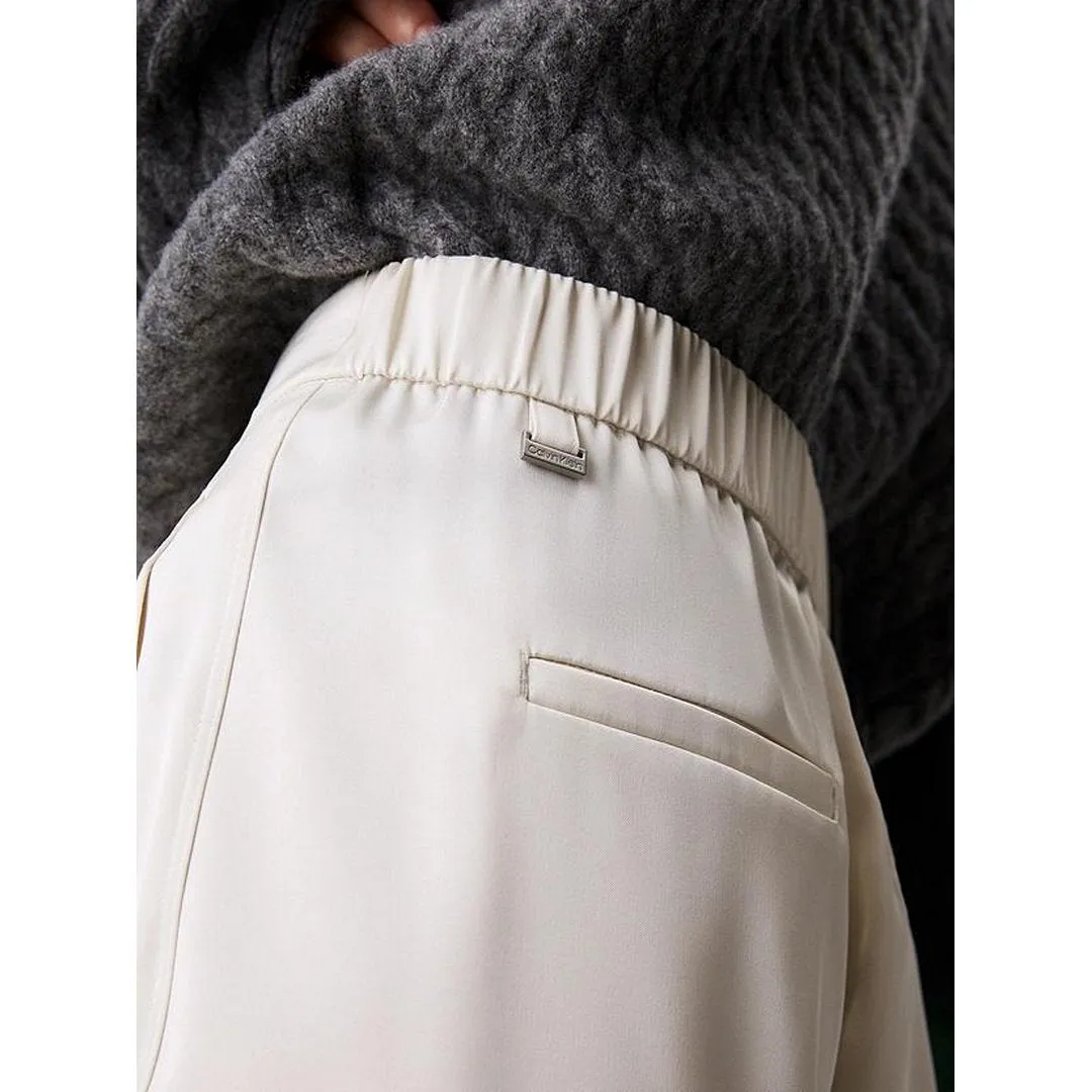 Tech Satin Straight Leg Pant