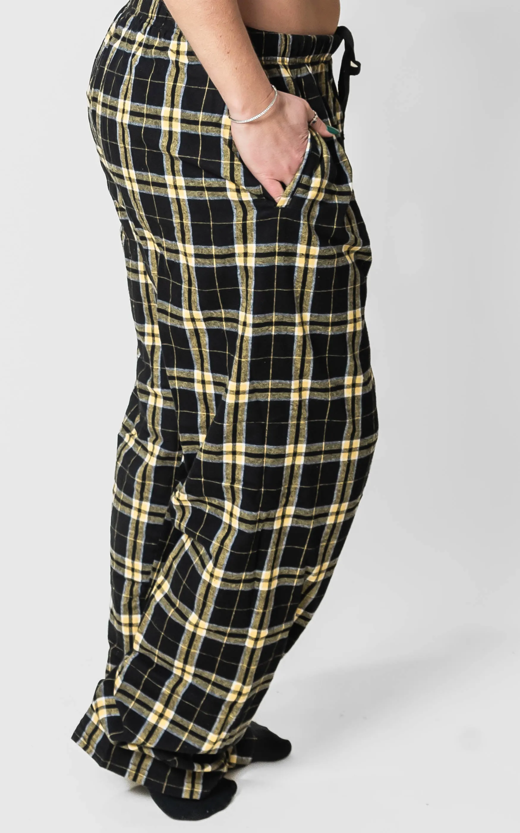 The Jessica Jammie Pants Black/Gold**