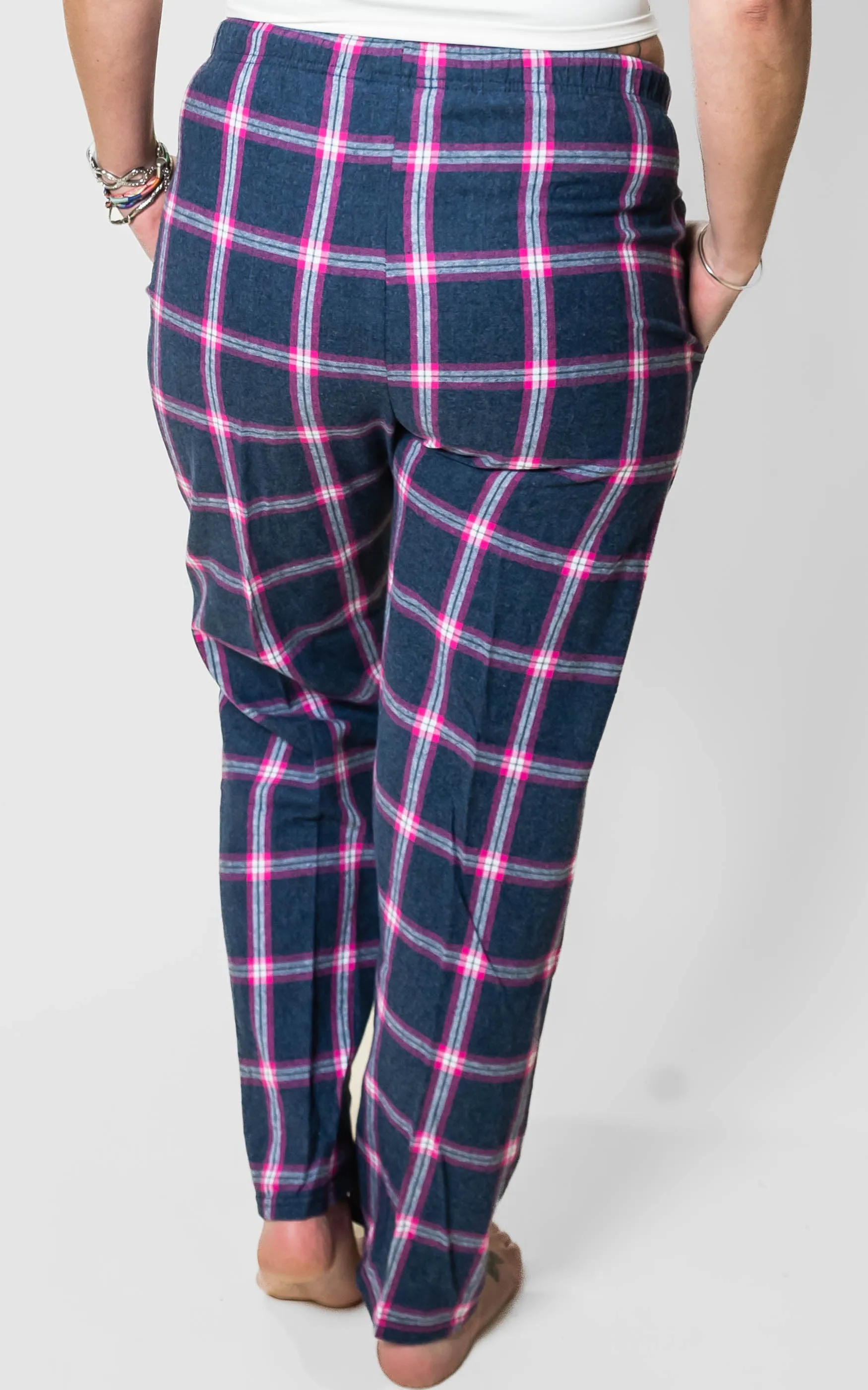 The Jessica Jammie Pants Navy Pink** - Final Sale