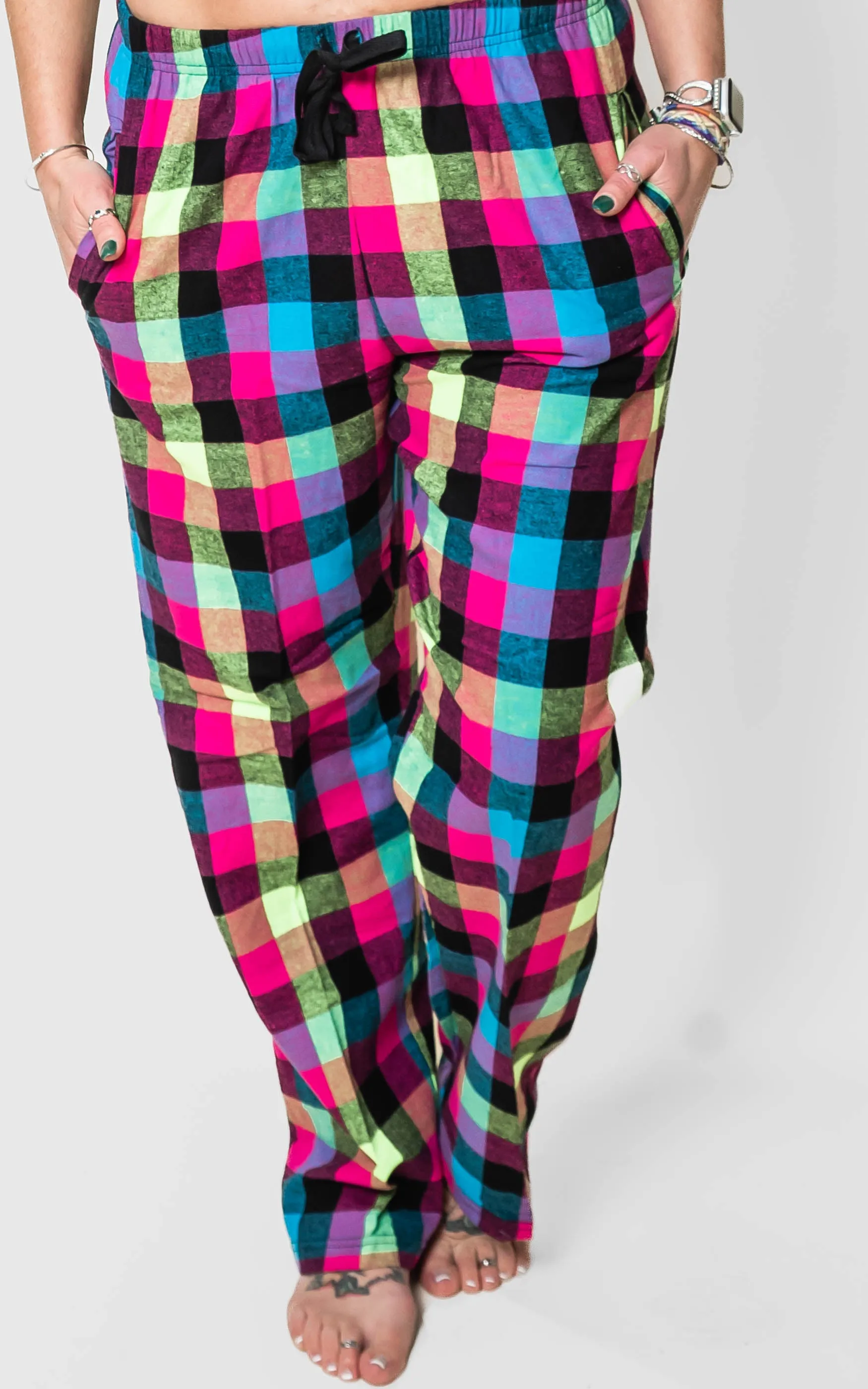 The Jessica Jammie Pants Neon Buffalo**