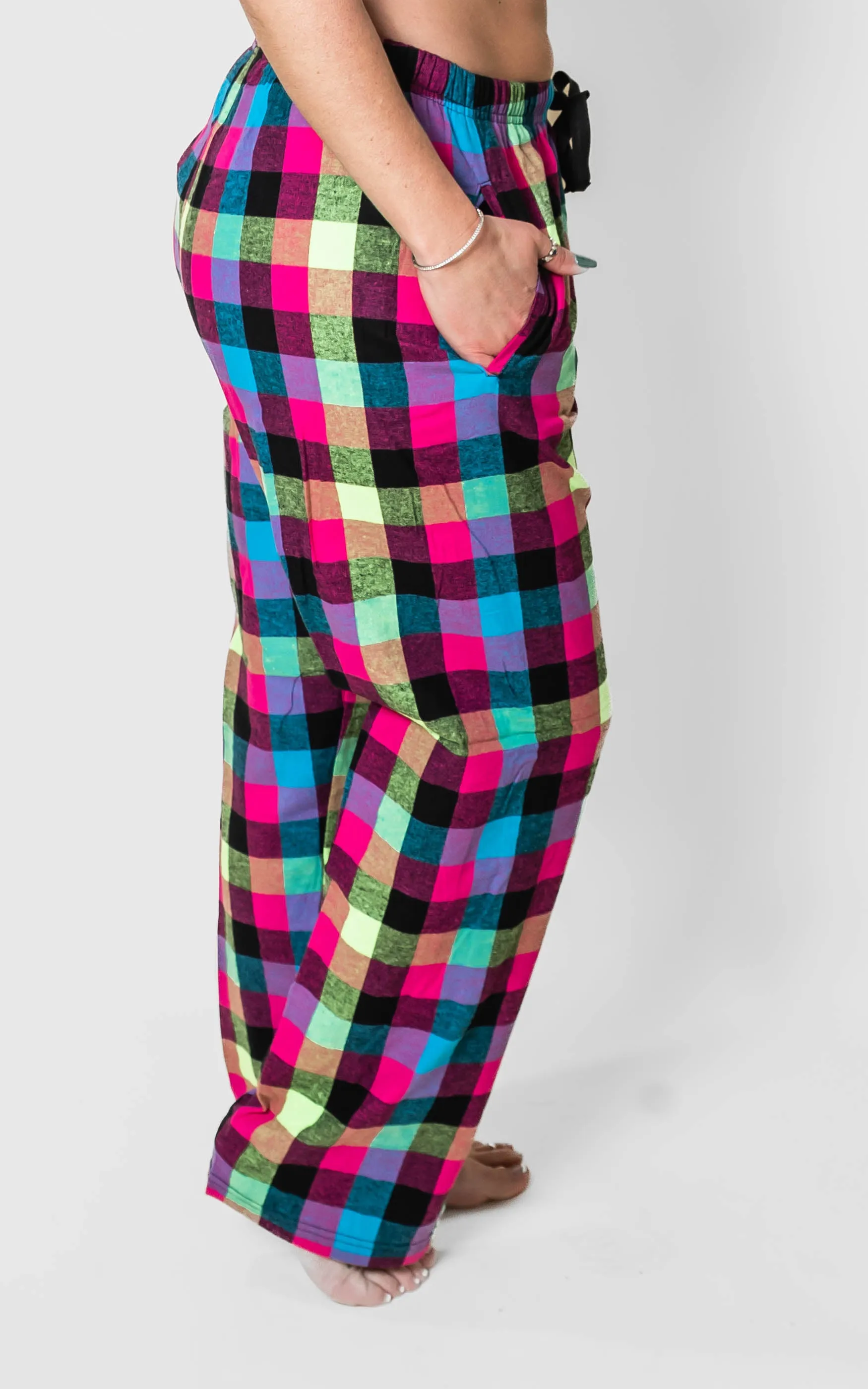 The Jessica Jammie Pants Neon Buffalo**
