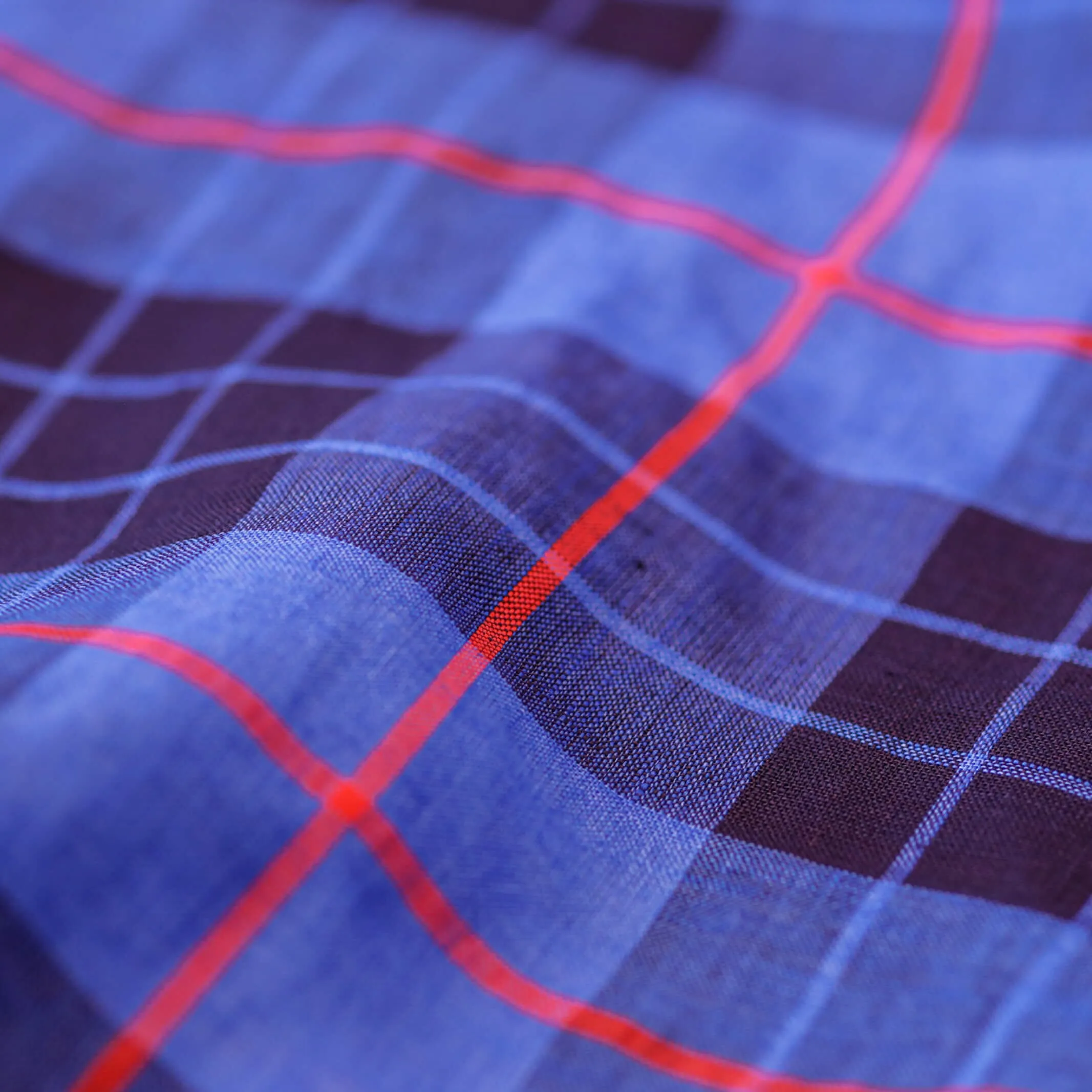 The Royal Blue Ward Plaid Casual Shirt