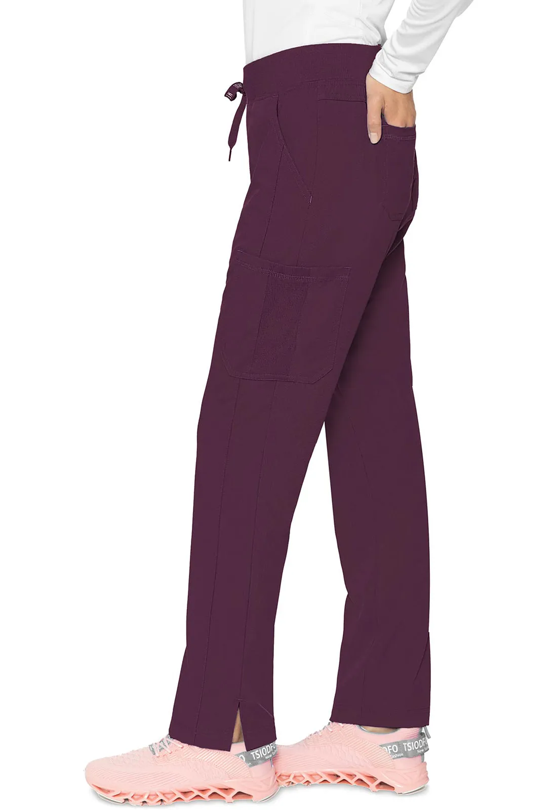 Touch MC7725 Jersey Waist Yoga Pants Wine